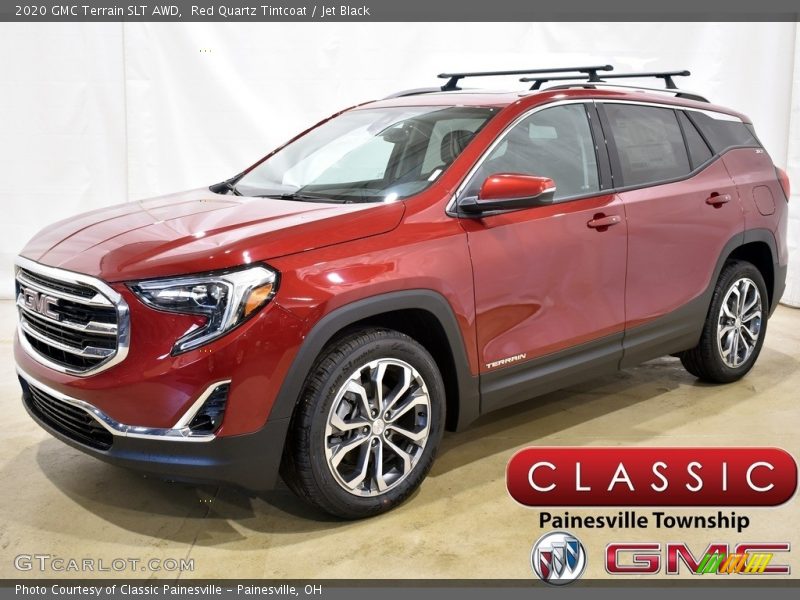 Red Quartz Tintcoat / Jet Black 2020 GMC Terrain SLT AWD