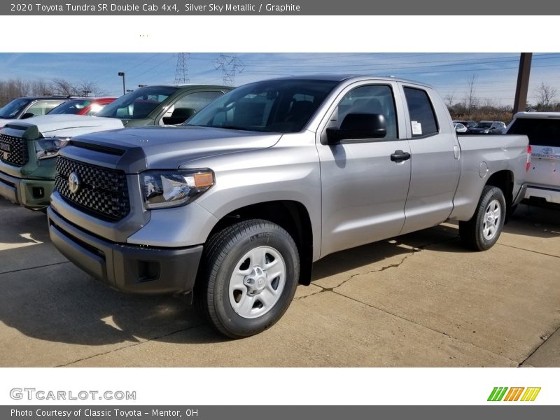 Silver Sky Metallic / Graphite 2020 Toyota Tundra SR Double Cab 4x4