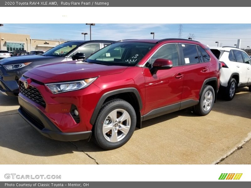 Ruby Flare Pearl / Nutmeg 2020 Toyota RAV4 XLE AWD
