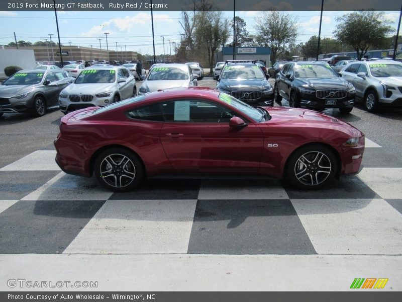 Ruby Red / Ceramic 2019 Ford Mustang GT Fastback