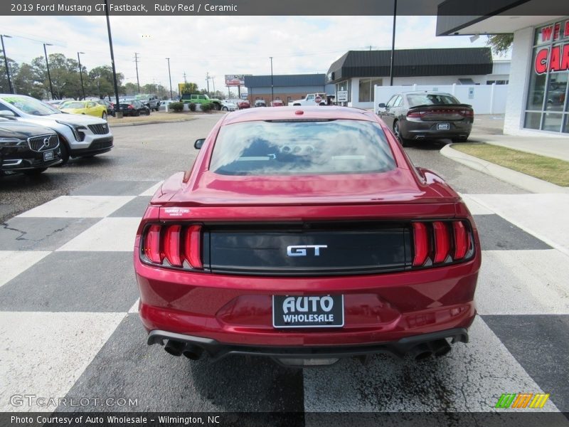 Ruby Red / Ceramic 2019 Ford Mustang GT Fastback