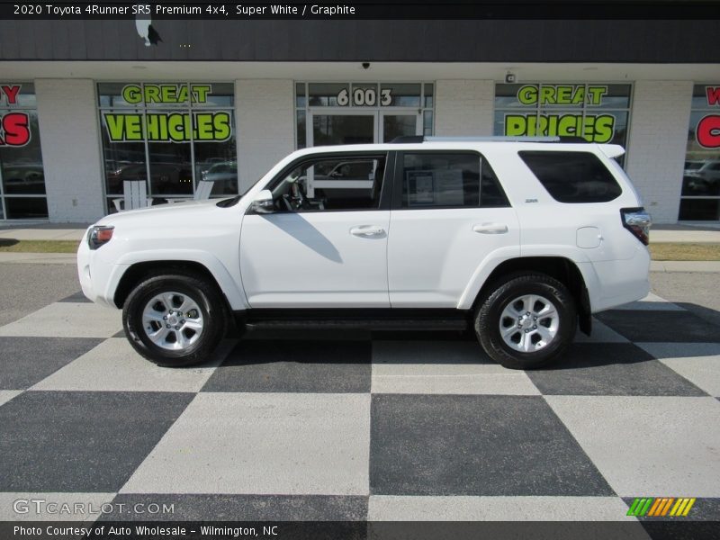 Super White / Graphite 2020 Toyota 4Runner SR5 Premium 4x4