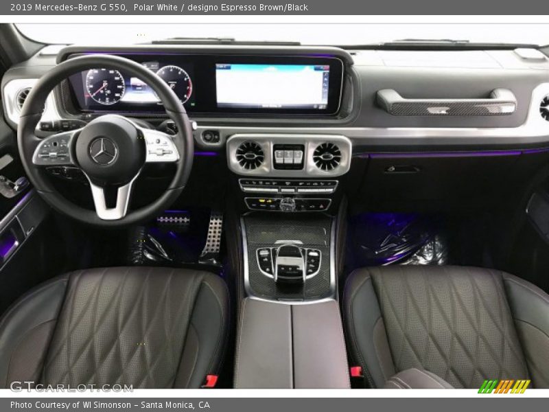 Dashboard of 2019 G 550