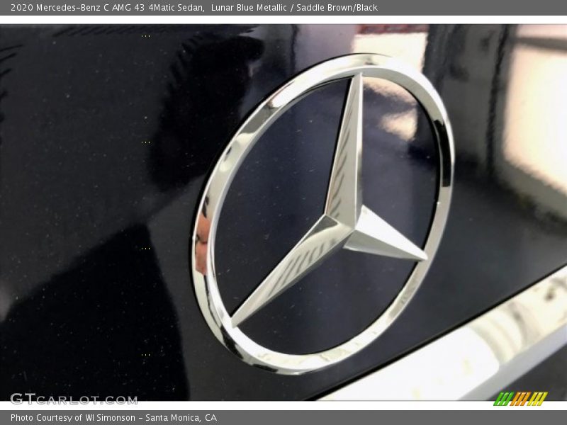 Lunar Blue Metallic / Saddle Brown/Black 2020 Mercedes-Benz C AMG 43 4Matic Sedan