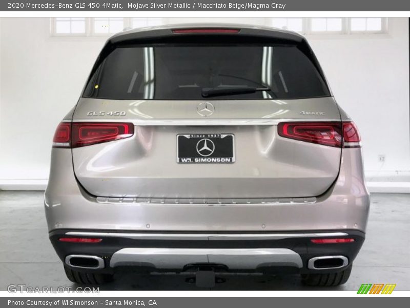 Mojave Silver Metallic / Macchiato Beige/Magma Gray 2020 Mercedes-Benz GLS 450 4Matic