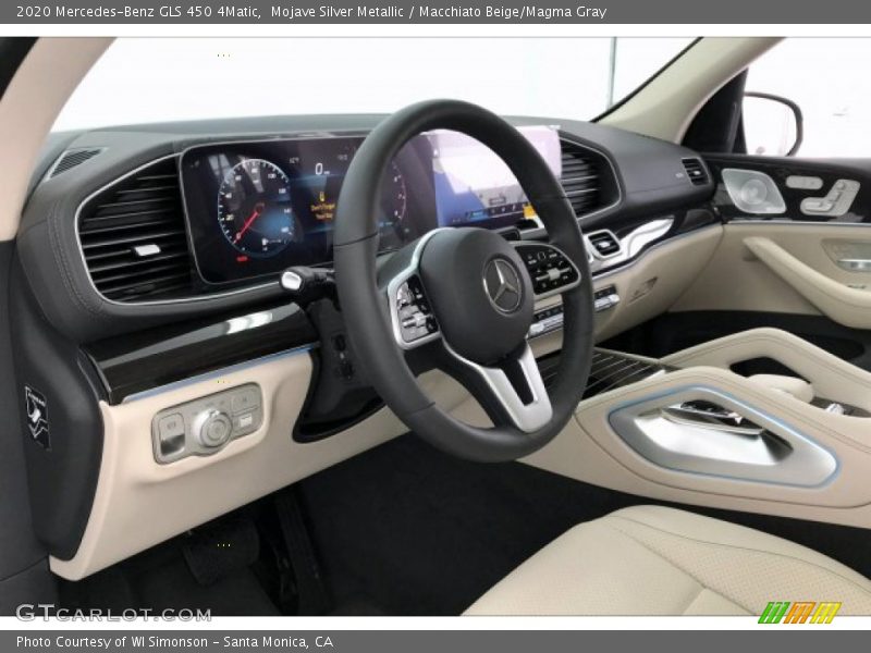 Mojave Silver Metallic / Macchiato Beige/Magma Gray 2020 Mercedes-Benz GLS 450 4Matic
