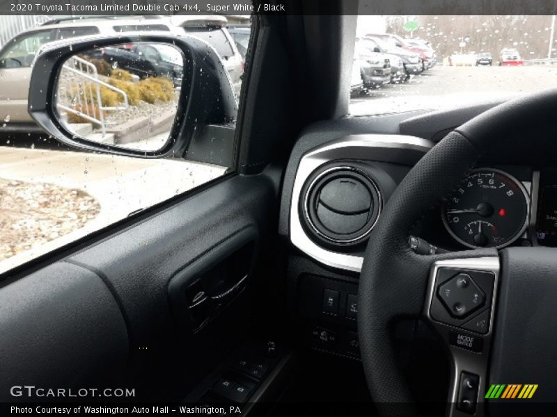 Super White / Black 2020 Toyota Tacoma Limited Double Cab 4x4