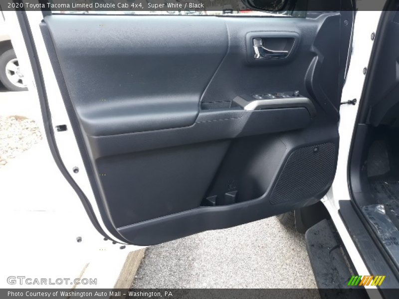Super White / Black 2020 Toyota Tacoma Limited Double Cab 4x4