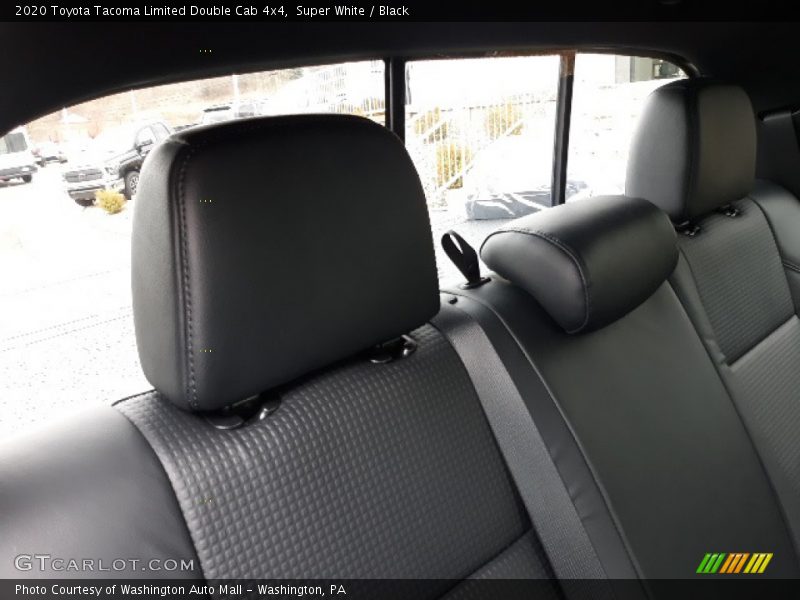 Super White / Black 2020 Toyota Tacoma Limited Double Cab 4x4