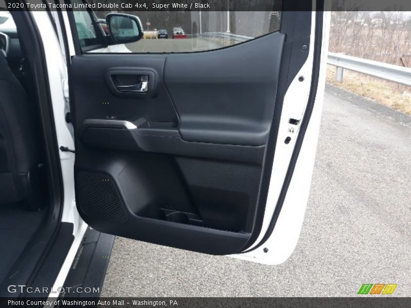 Super White / Black 2020 Toyota Tacoma Limited Double Cab 4x4