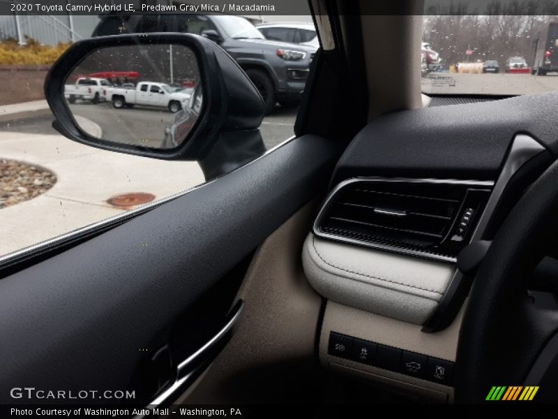 Predawn Gray Mica / Macadamia 2020 Toyota Camry Hybrid LE