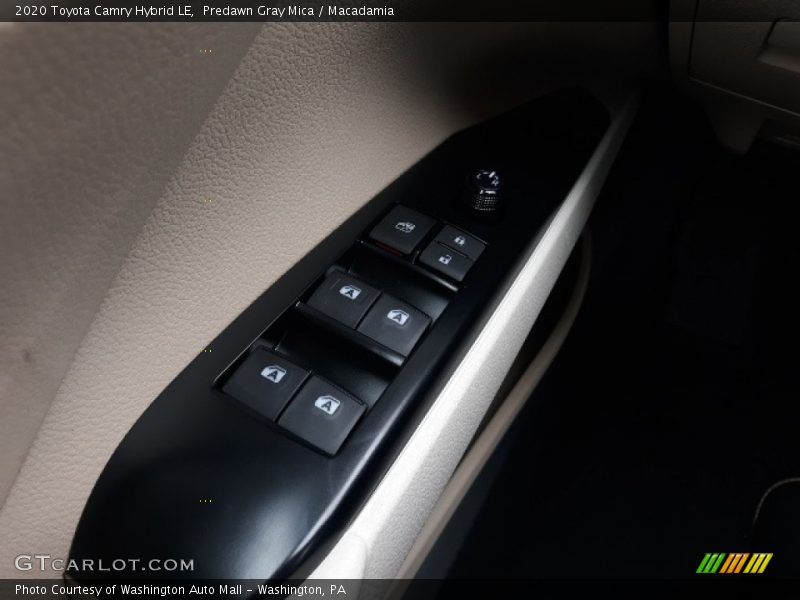 Predawn Gray Mica / Macadamia 2020 Toyota Camry Hybrid LE
