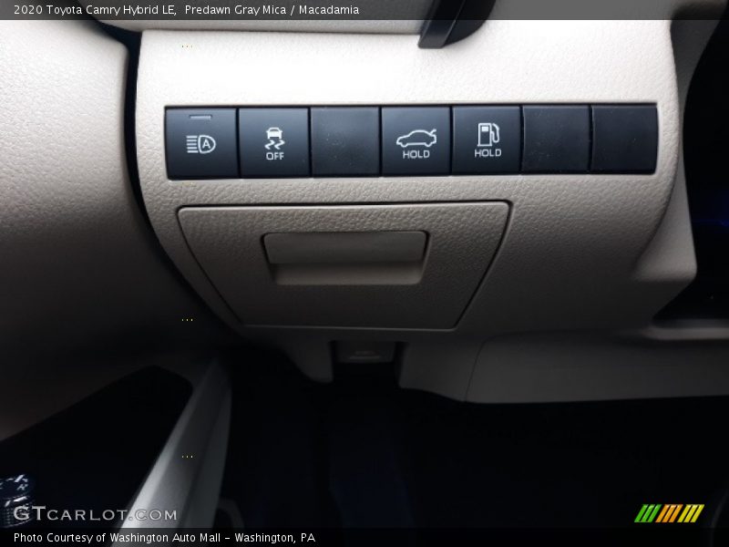 Predawn Gray Mica / Macadamia 2020 Toyota Camry Hybrid LE