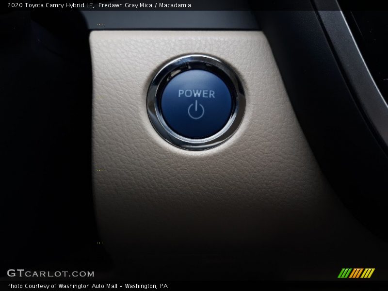 Predawn Gray Mica / Macadamia 2020 Toyota Camry Hybrid LE