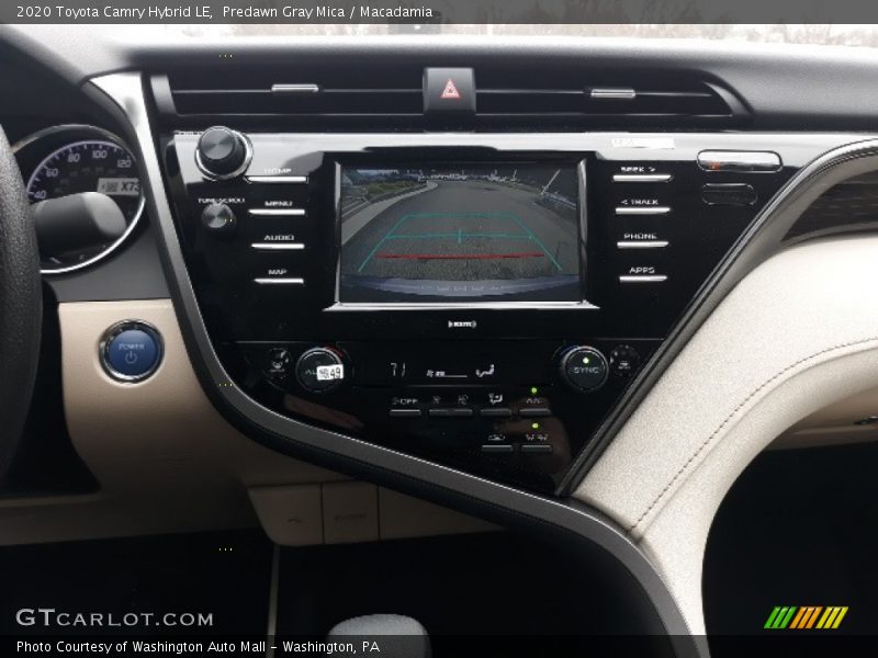 Predawn Gray Mica / Macadamia 2020 Toyota Camry Hybrid LE