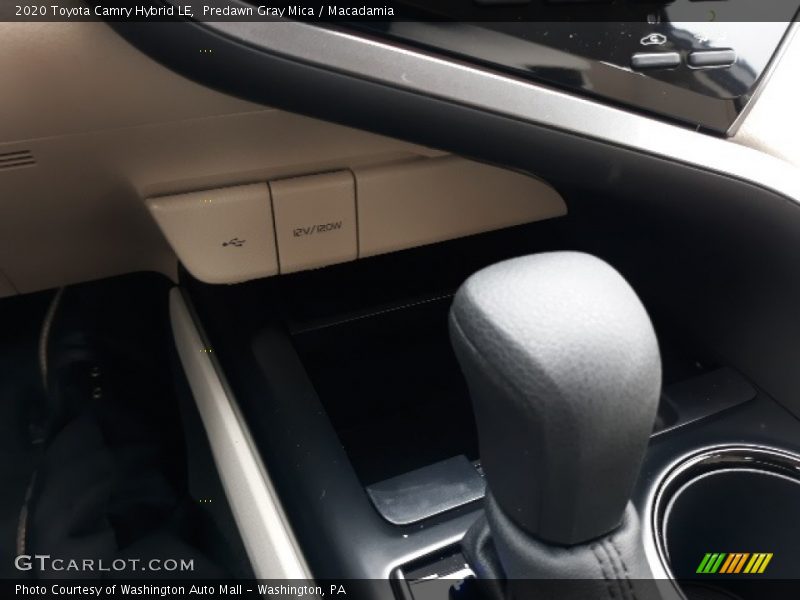 Predawn Gray Mica / Macadamia 2020 Toyota Camry Hybrid LE