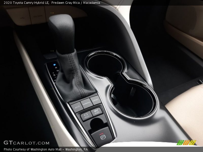 Predawn Gray Mica / Macadamia 2020 Toyota Camry Hybrid LE
