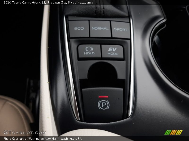 Predawn Gray Mica / Macadamia 2020 Toyota Camry Hybrid LE
