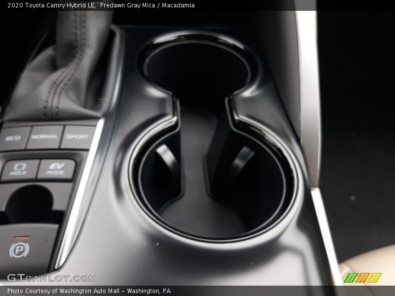Predawn Gray Mica / Macadamia 2020 Toyota Camry Hybrid LE