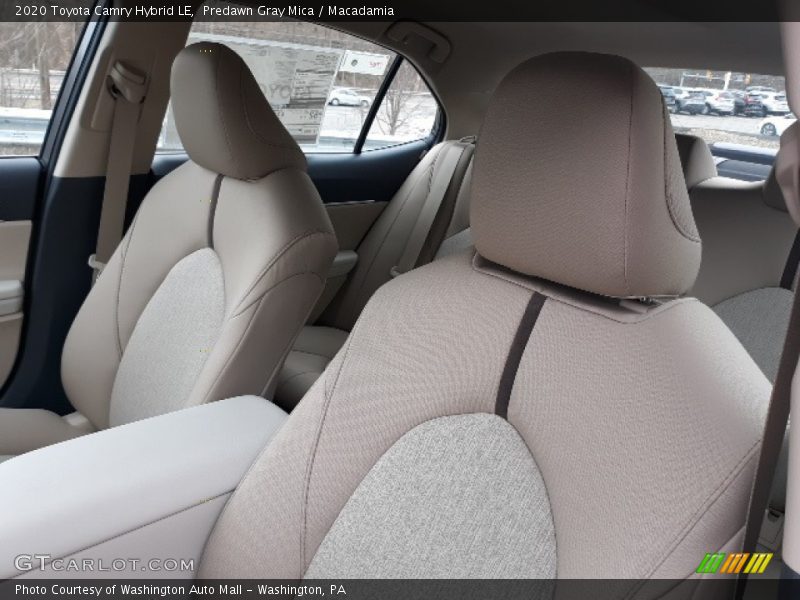Predawn Gray Mica / Macadamia 2020 Toyota Camry Hybrid LE