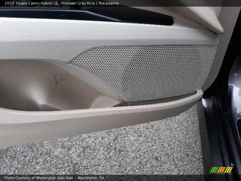 Predawn Gray Mica / Macadamia 2020 Toyota Camry Hybrid LE
