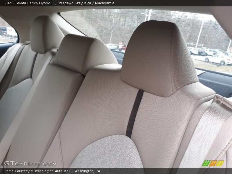 Predawn Gray Mica / Macadamia 2020 Toyota Camry Hybrid LE