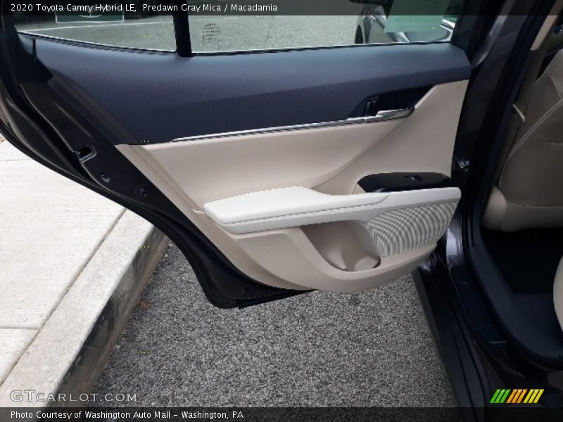 Predawn Gray Mica / Macadamia 2020 Toyota Camry Hybrid LE