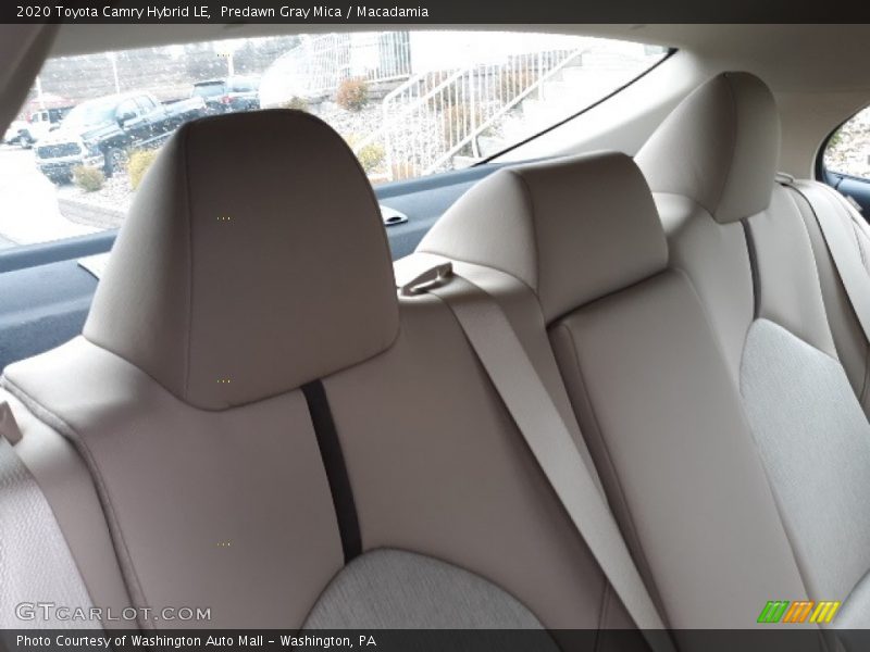 Predawn Gray Mica / Macadamia 2020 Toyota Camry Hybrid LE