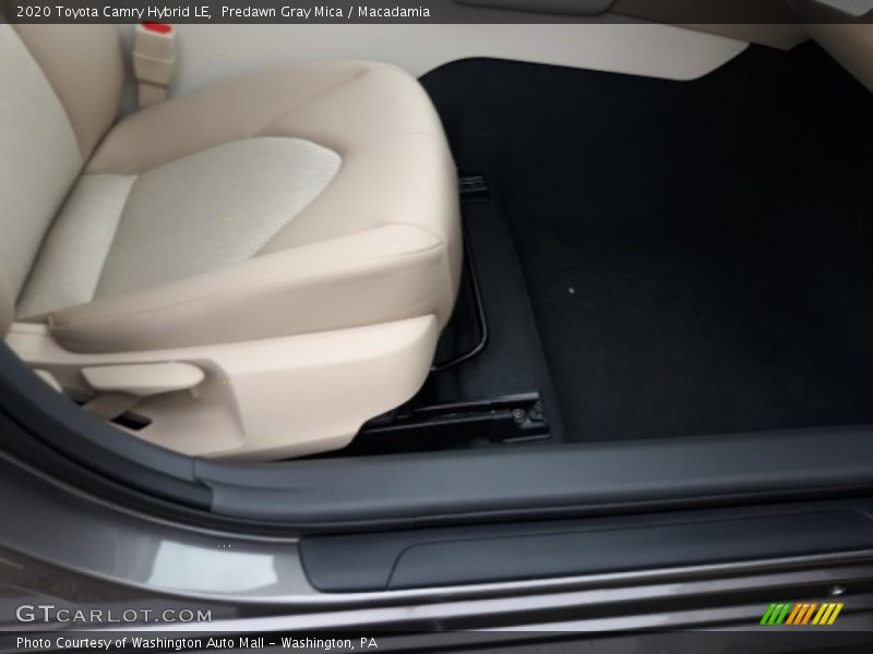 Predawn Gray Mica / Macadamia 2020 Toyota Camry Hybrid LE