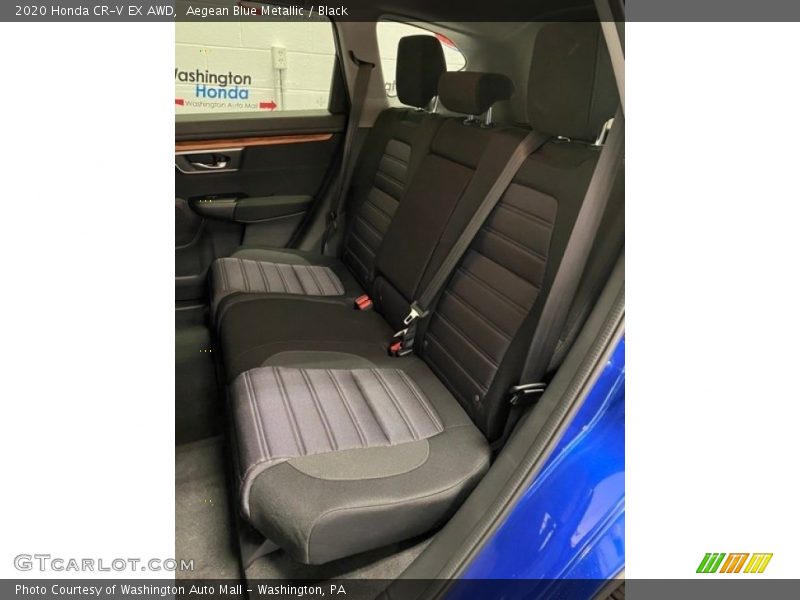 Aegean Blue Metallic / Black 2020 Honda CR-V EX AWD