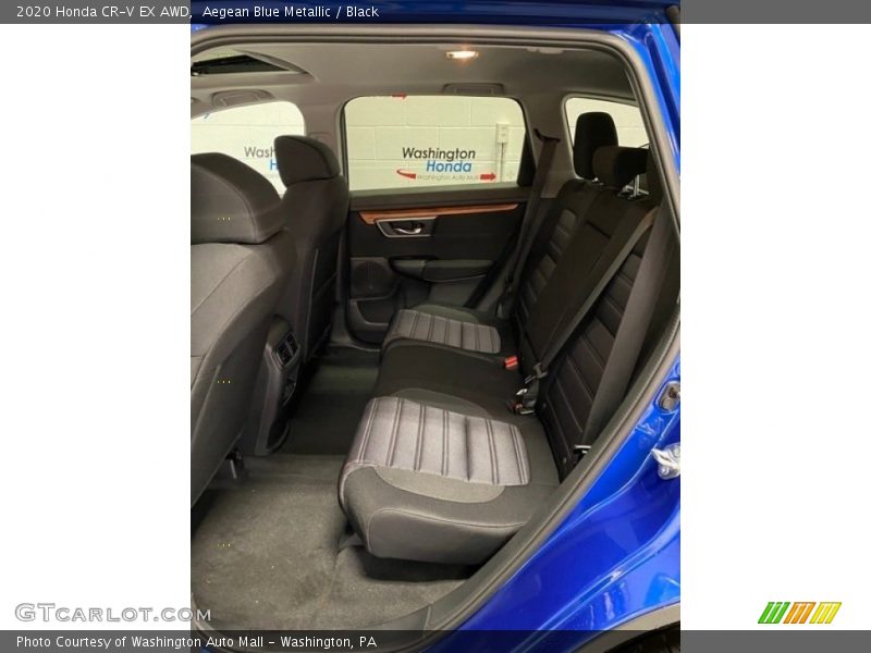 Aegean Blue Metallic / Black 2020 Honda CR-V EX AWD