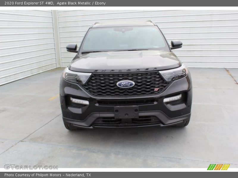 Agate Black Metallic / Ebony 2020 Ford Explorer ST 4WD