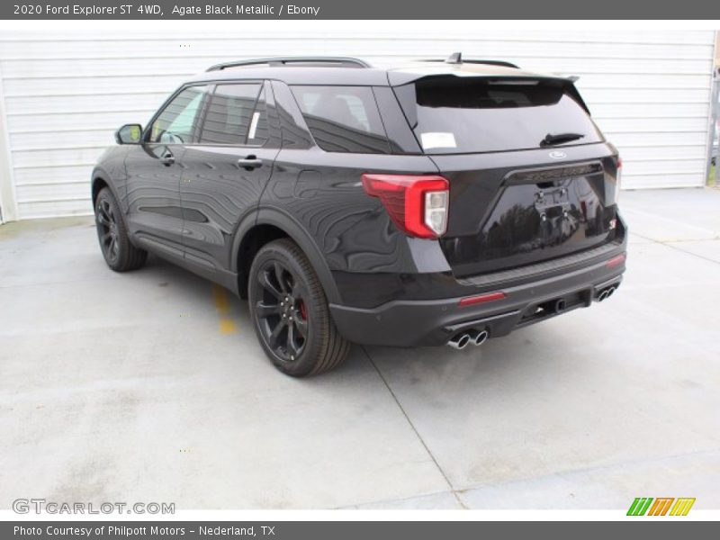 Agate Black Metallic / Ebony 2020 Ford Explorer ST 4WD