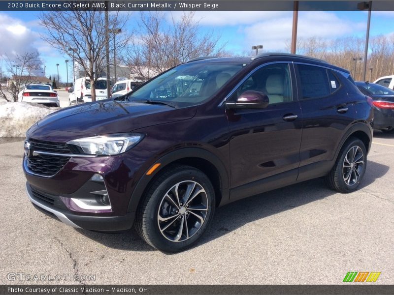 Black Currant Metallic / Whisper Beige 2020 Buick Encore GX Select AWD