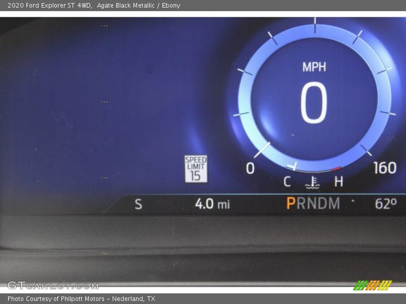 Agate Black Metallic / Ebony 2020 Ford Explorer ST 4WD
