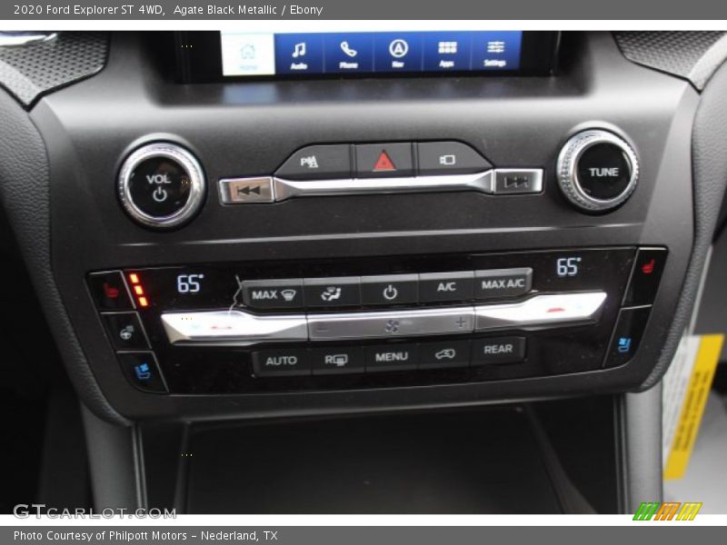 Agate Black Metallic / Ebony 2020 Ford Explorer ST 4WD