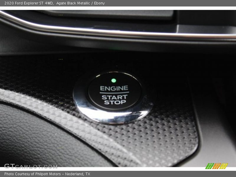 Agate Black Metallic / Ebony 2020 Ford Explorer ST 4WD