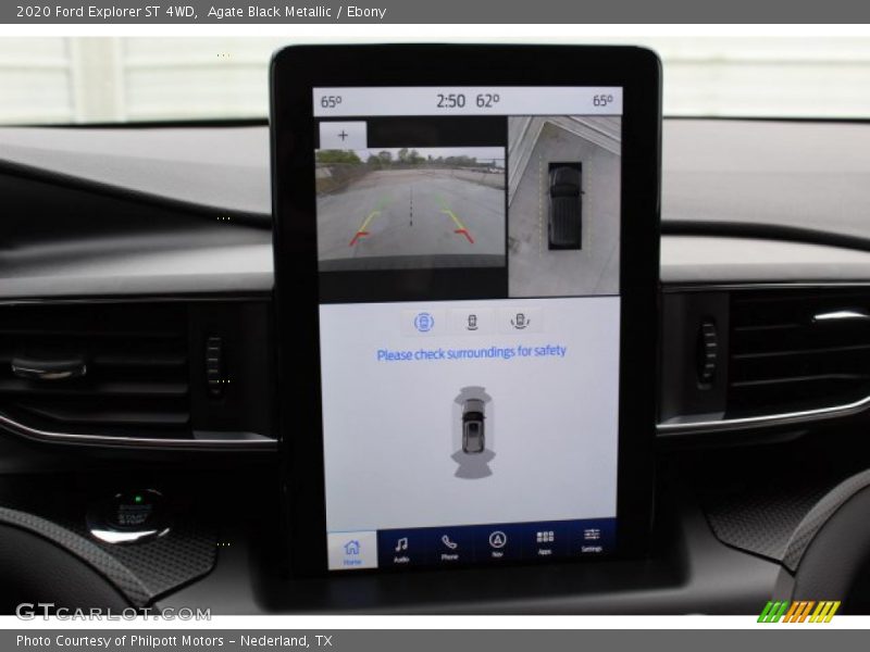 Agate Black Metallic / Ebony 2020 Ford Explorer ST 4WD