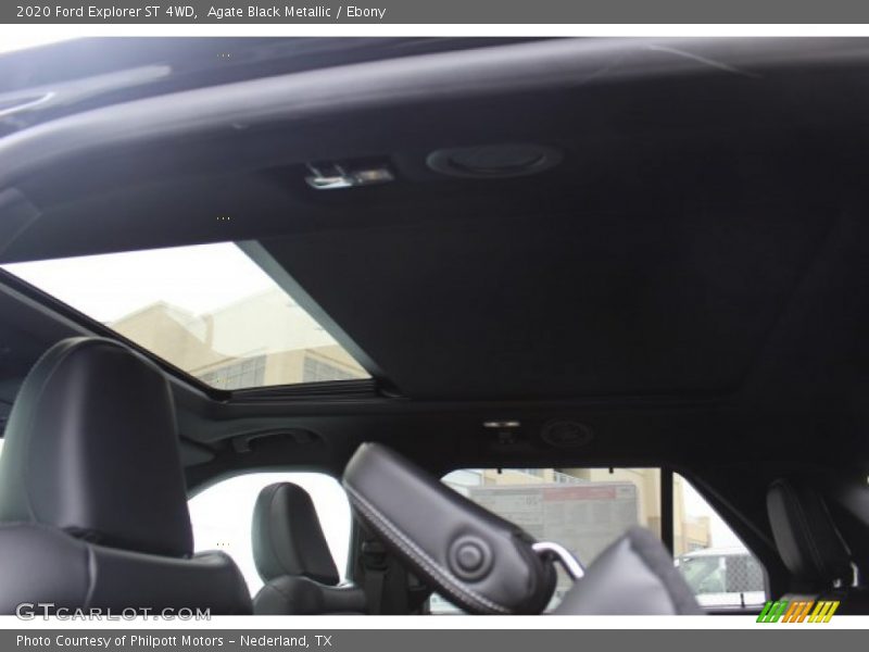 Agate Black Metallic / Ebony 2020 Ford Explorer ST 4WD