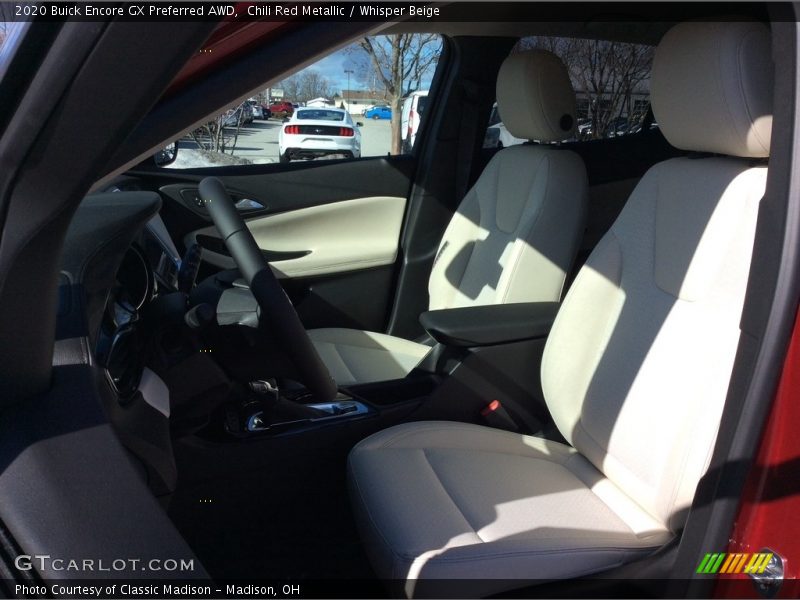 Chili Red Metallic / Whisper Beige 2020 Buick Encore GX Preferred AWD
