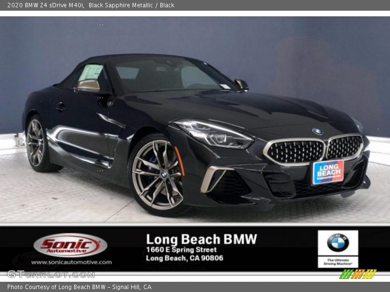 Black Sapphire Metallic / Black 2020 BMW Z4 sDrive M40i