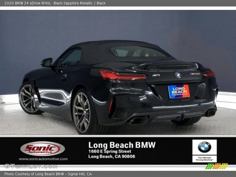 Black Sapphire Metallic / Black 2020 BMW Z4 sDrive M40i