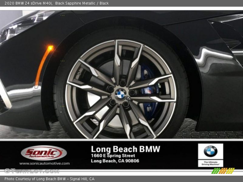 Black Sapphire Metallic / Black 2020 BMW Z4 sDrive M40i