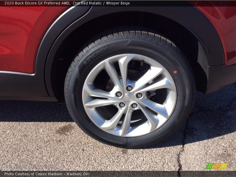 Chili Red Metallic / Whisper Beige 2020 Buick Encore GX Preferred AWD
