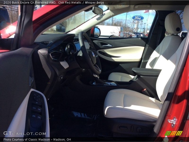 Chili Red Metallic / Whisper Beige 2020 Buick Encore GX Preferred AWD