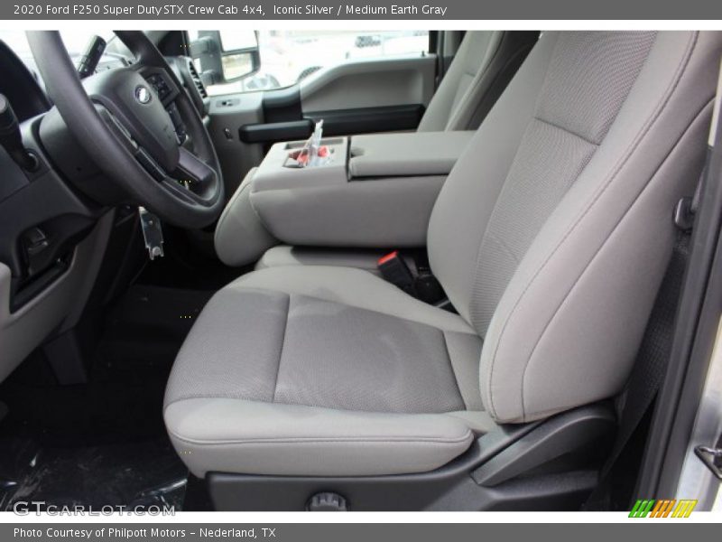 Iconic Silver / Medium Earth Gray 2020 Ford F250 Super Duty STX Crew Cab 4x4