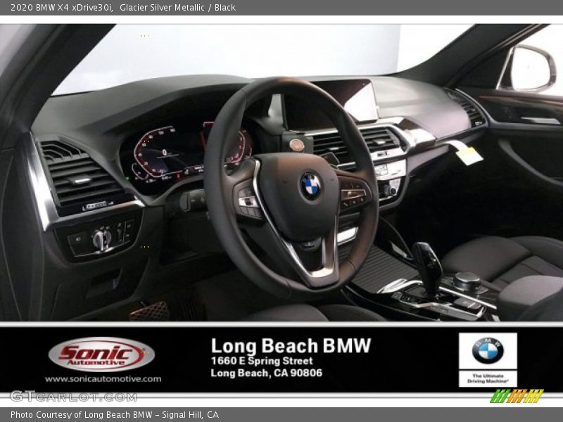 Glacier Silver Metallic / Black 2020 BMW X4 xDrive30i