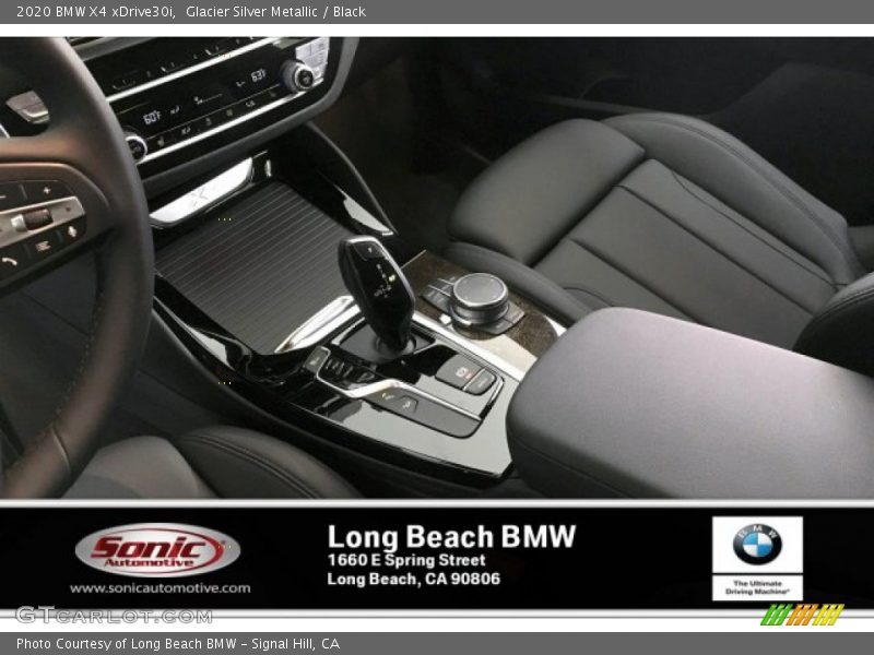 Glacier Silver Metallic / Black 2020 BMW X4 xDrive30i