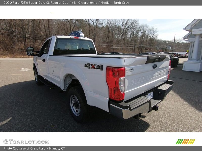 Oxford White / Medium Earth Gray 2020 Ford F250 Super Duty XL Regular Cab 4x4