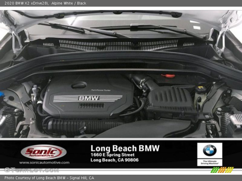 Alpine White / Black 2020 BMW X2 xDrive28i